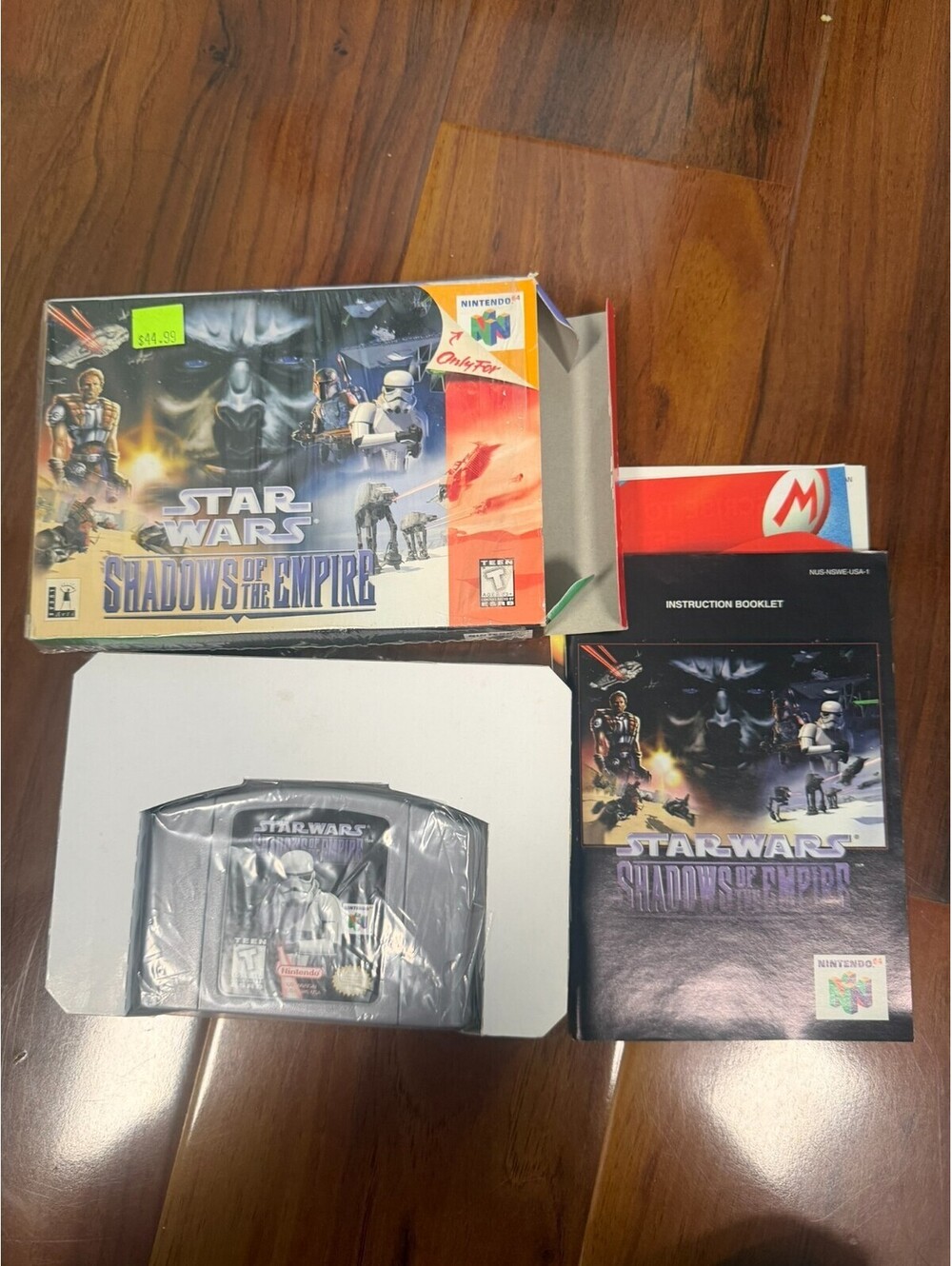 CIB Star Wars: Shadows of the Empire (Nintendo 64, 1996) Complete in Box, Tested